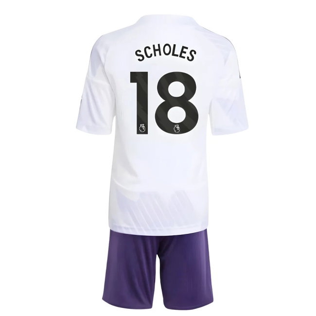 2025-2026 Man Utd Away Mini Kit (Scholes 18) — Shop Now