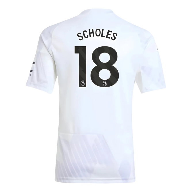 2025-2026 Man Utd Away Shirt (Kids) (Scholes 18) — Shop Online