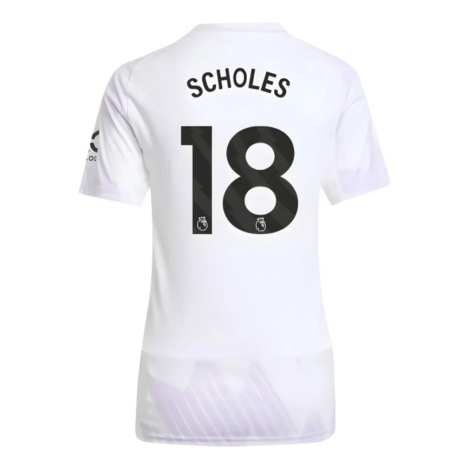 2025-2026 Man Utd Away Shirt (Womens) (Scholes 18) — Buy Online