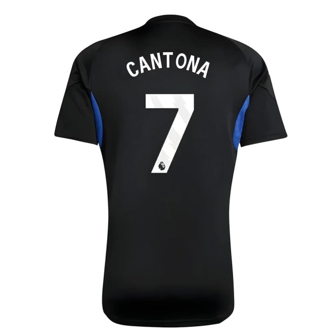 2025-2026 Man Utd EU Training Jersey (Black) (Cantona 7) — Buy Now