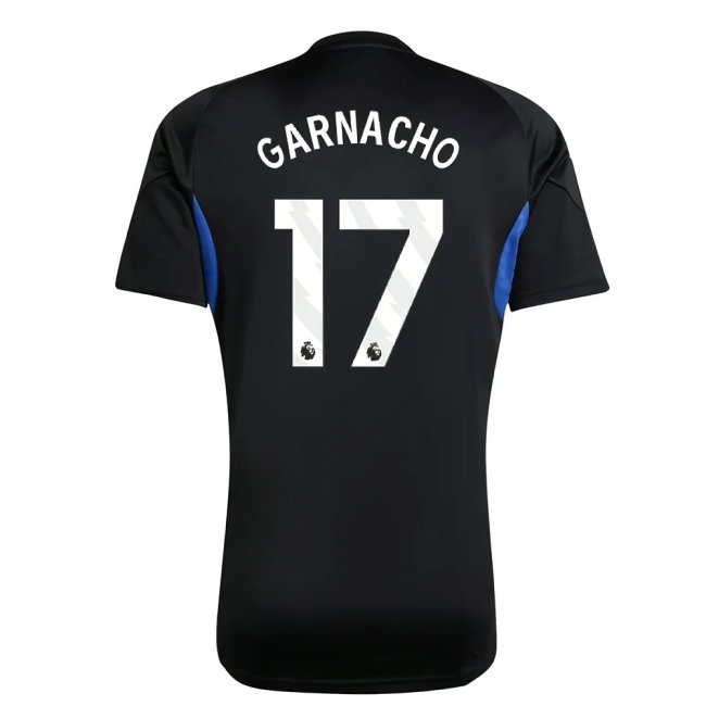 2025-2026 Man Utd EU Training Jersey (Black) (Garnacho 17) — Shop Now