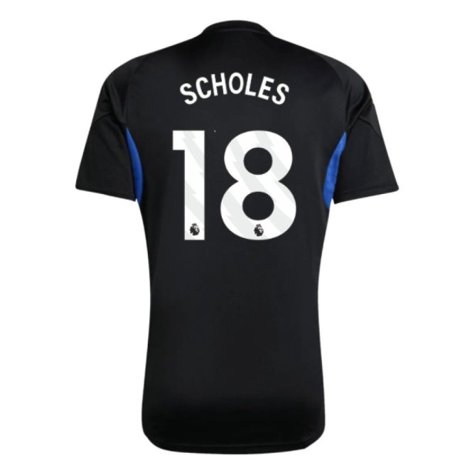 2025-2026 Man Utd EU Training Jersey (Black) (Scholes 18) — Shop Online
