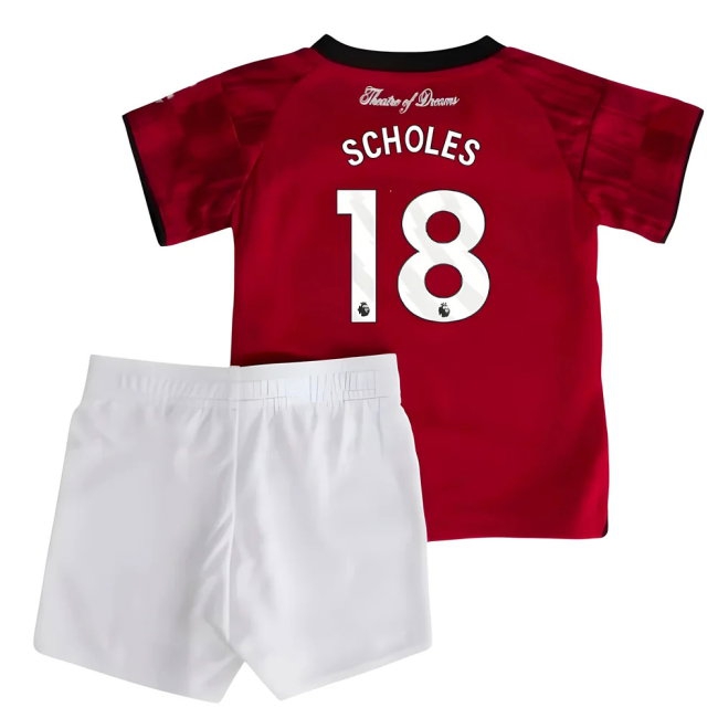 2025-2026 Man Utd Home Baby Kit (Scholes 18) — Shop Now