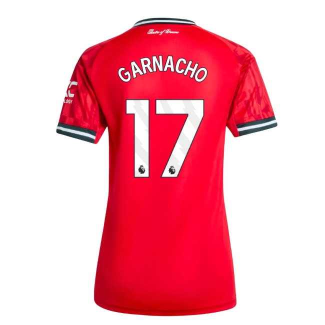 2025-2026 Man Utd Home Shirt (Womens) (Garnacho 17) — Buy Now