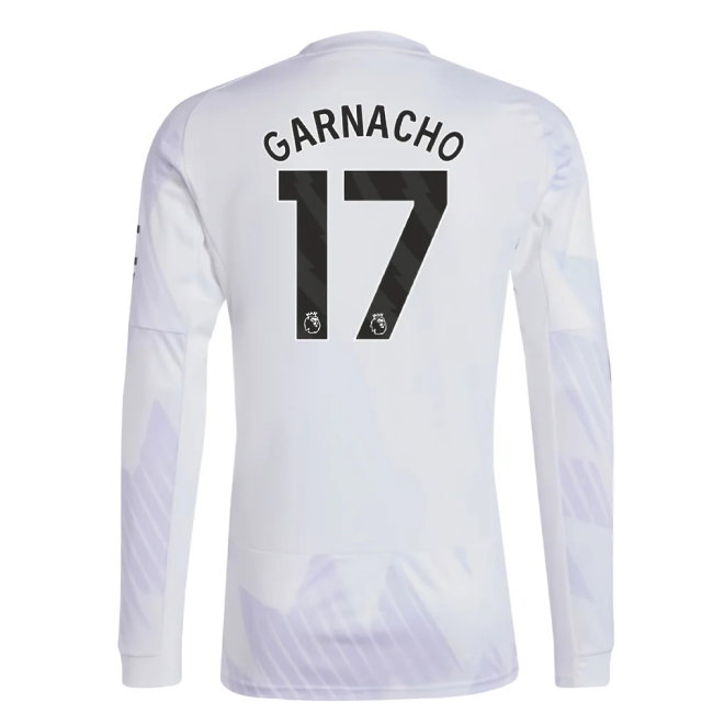 2025-2026 Man Utd Long Sleeve Away Shirt (Garnacho 17) — Shop Now