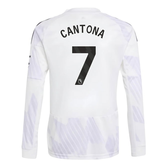 2025-2026 Man Utd Long Sleeve Away Shirt (Kids) (Cantona 7) — Buy Online