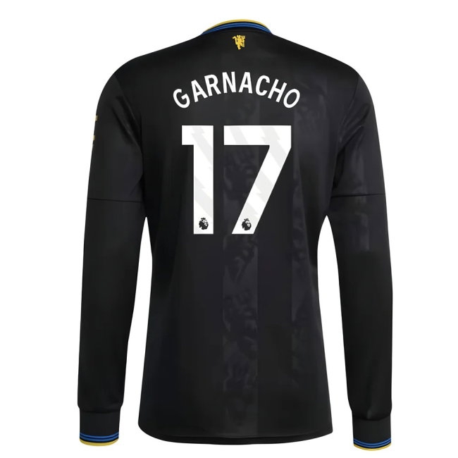 2025-2026 Man Utd Long Sleeve Third Shirt (Garnacho 17) — Buy Now