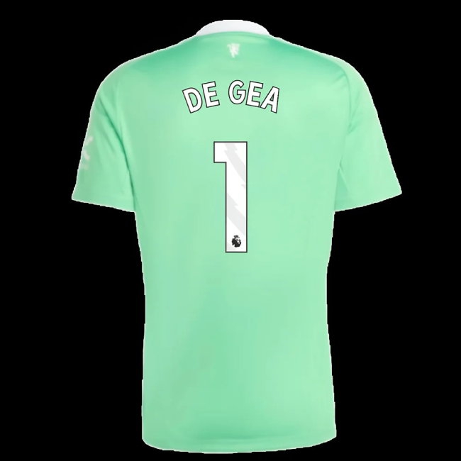 2025-2026 Man Utd Third Goalkeeper Shirt (Green) (De Gea 1)
