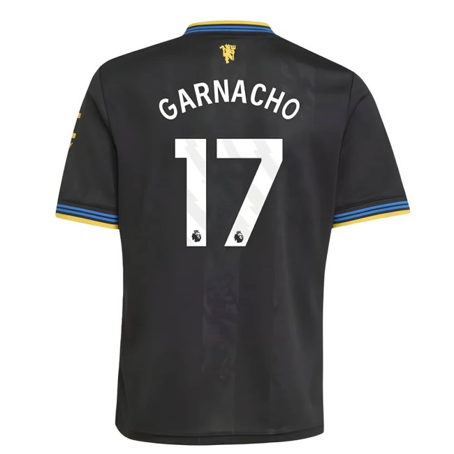 2025-2026 Man Utd Third Shirt (Kids) (Garnacho 17) — Buy Online