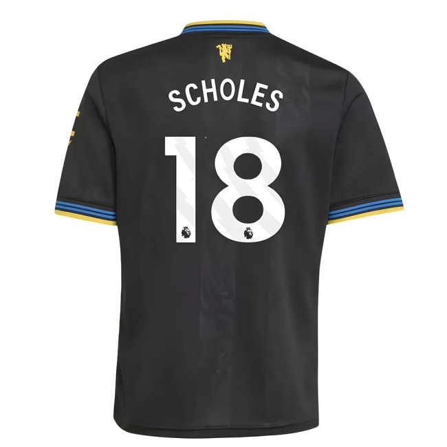 2025-2026 Man Utd Third Shirt (Kids) (Scholes 18) — Buy Now