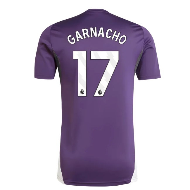 2025-2026 Man Utd Training Jersey (Aurora Plum) (Garnacho 17) — Buy Now