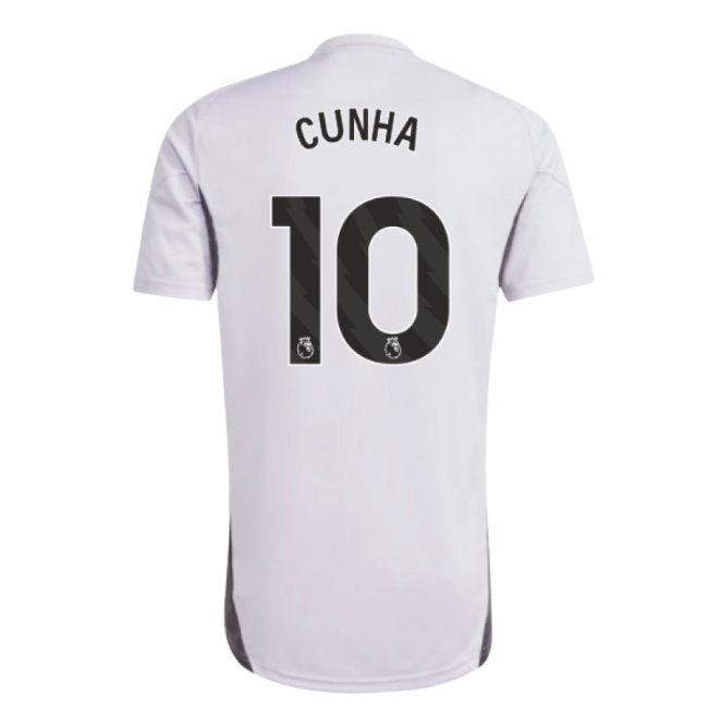 2025-2026 Man Utd Training Jersey (Purple Tint) (Cunha 10)