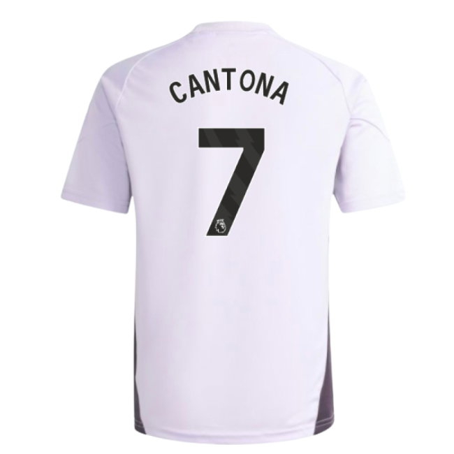2025-2026 Man Utd Training Jersey (Purple Tint) - Kids (Cantona 7) — Buy Online