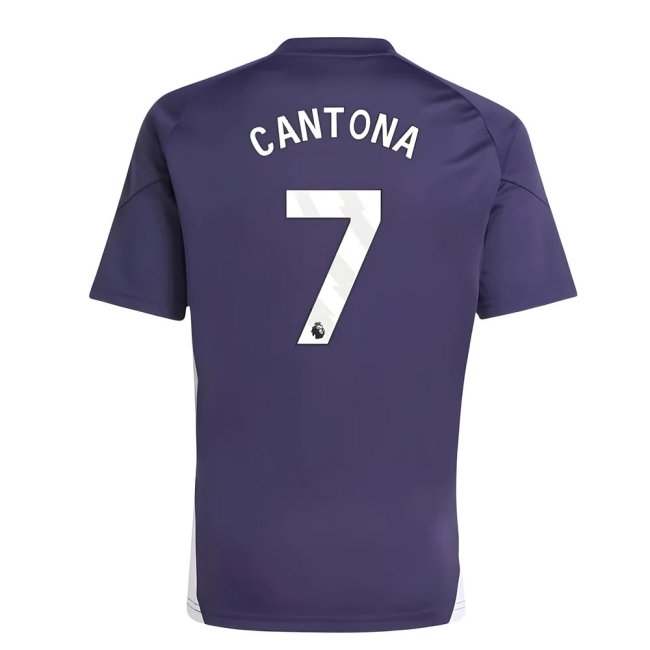 2025-2026 Man Utd Training Tee (Aurora Plum) (Cantona 7) — Shop Now