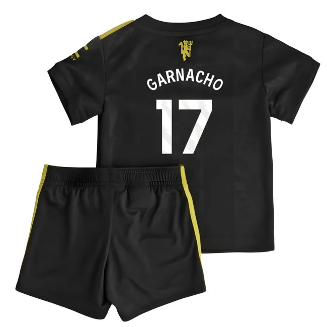 2025-2026 Manchester United Third Baby Kit (Garnacho 17) — Shop Now