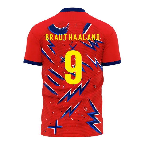 2025-2026 Norway Pre-Match Concept Shirt Adult Short Sleeve (Braut Haaland 9) — Shop Now