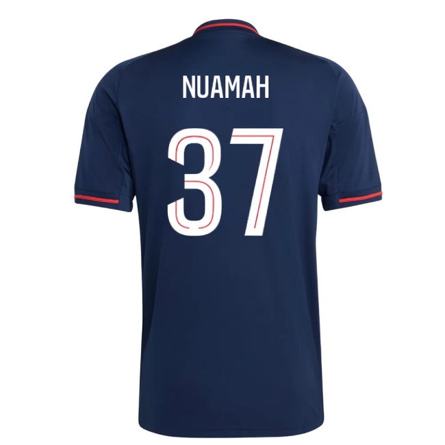 2025-2026 Olympique Lyon Away Shirt (Nuamah 37) — Buy Now