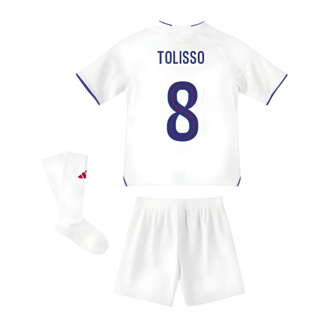 2025-2026 Olympique Lyon Home Mini Kit (Tolisso 8)