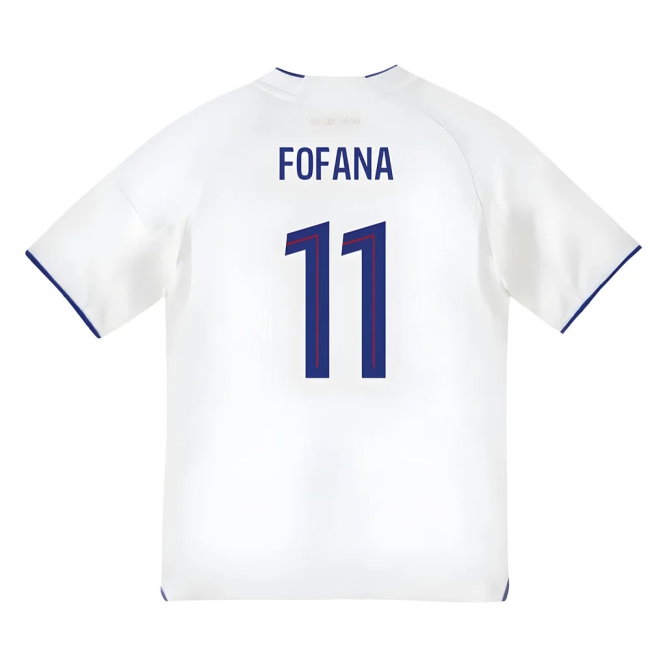 2025-2026 Olympique Lyon Home Shirt (Kids) (Fofana 11) — Shop Online