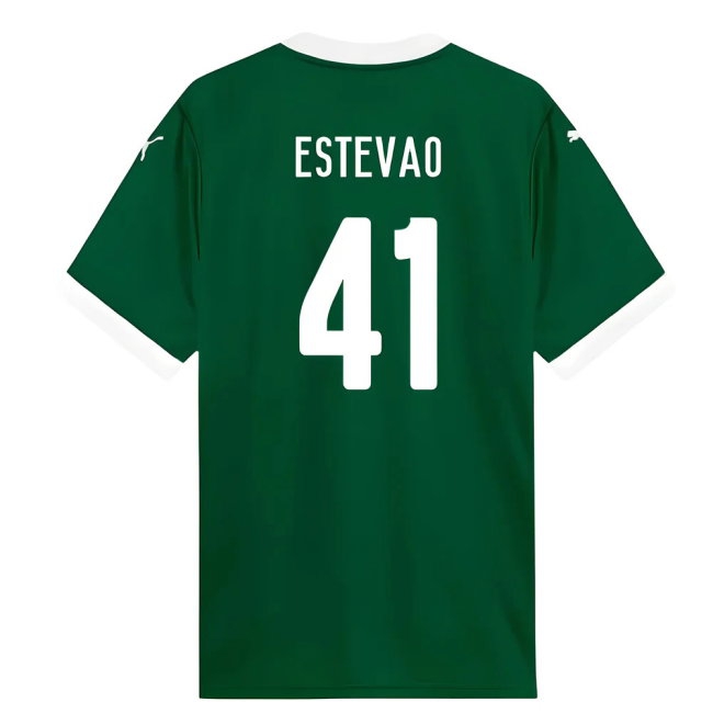 2025-2026 Palmeiras Home Shirt (Estevao 41) — Buy Online