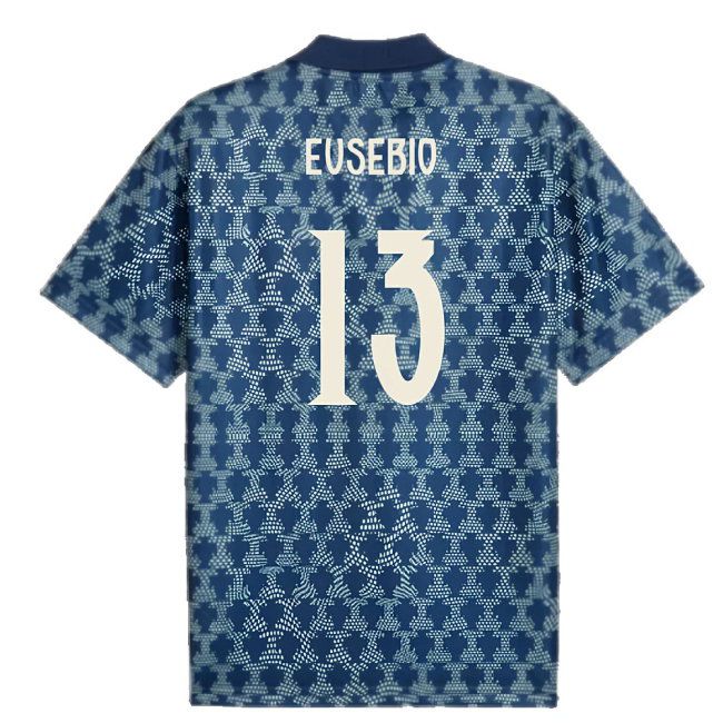 2025-2026 Portugal ftblNRGY+ Retro Jersey (Persian Blue) (Eusebio 13) — Buy Online