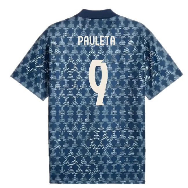 2025-2026 Portugal ftblNRGY+ Retro Jersey (Persian Blue) (Pauleta 9) — Buy Now