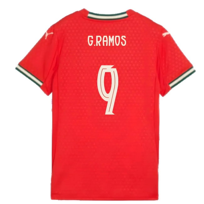 2025-2026 Portugal Home Shirt (Ladies) (G.Ramos 9) — Shop Online