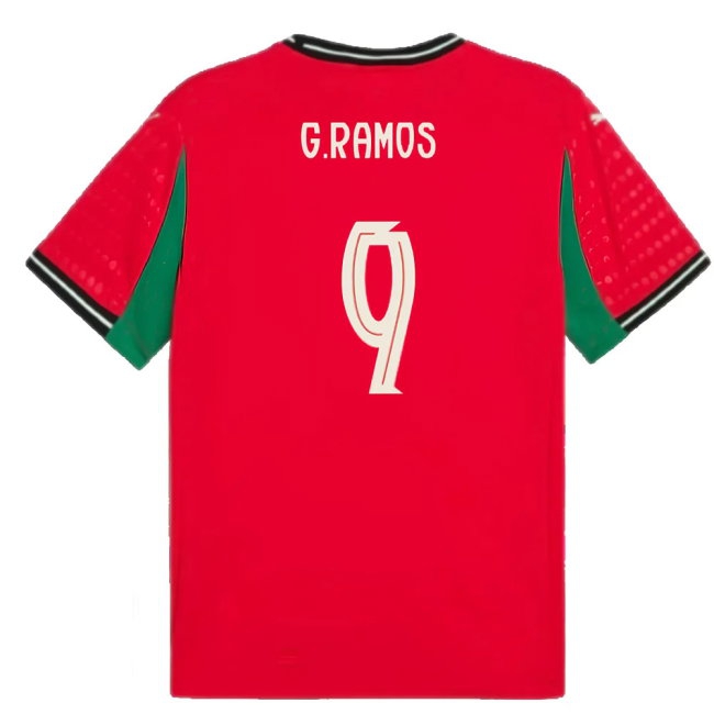 2025-2026 Portugal Womens Team Home Shirt (Unisex) (G.Ramos 9) — Buy Now