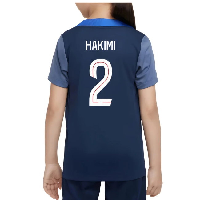 2025-2026 PSG Training Shirt (Navy) - Kids (Hakimi 2)
