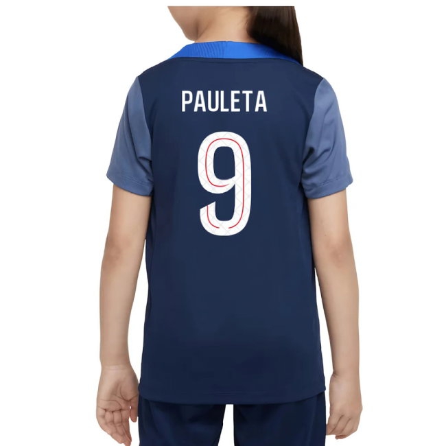 2025-2026 PSG Dri-Fit Strike Training Shirt (Navy) - Kids (Pauleta 9) — Buy Now
