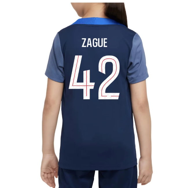 2025-2026 PSG Training Shirt (Navy) - Kids (Zague 42)