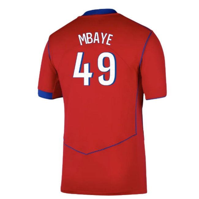 2025-2026 PSG Third Shirt (Mbaye 49) — Buy Online