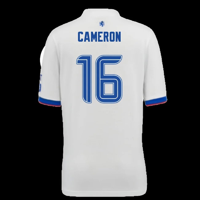 2025-2026 Rangers Away Shirt (Kids) (Cameron 16) — Buy Now