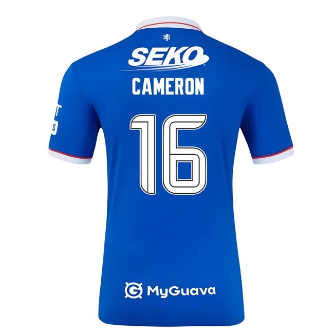 2025-2026 Rangers Home Shirt (Kids) (Cameron 16) — Buy Online