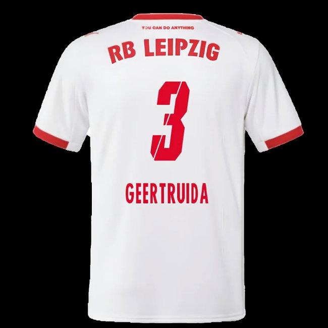 2025-2026 Red Bull Leipzig Home Shirt (Geertruida 3) — Shop Now