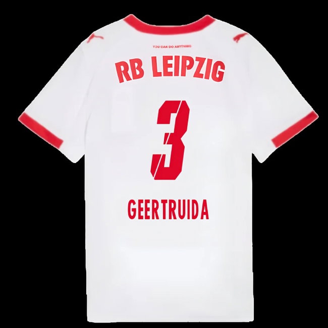 2025-2026 Red Bull Leipzig Home Shirt (Kids) (Geertruida 3) — Buy Now