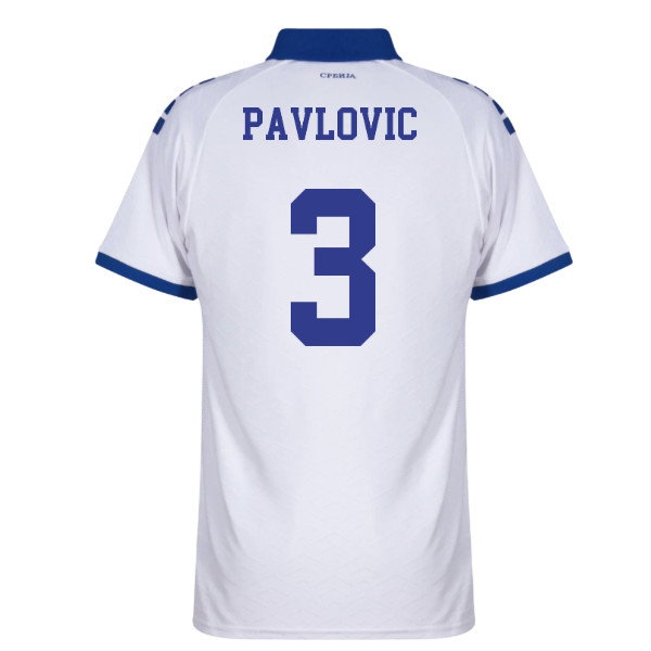 2025-2026 Serbia Away Shirt (Pavlovic 3) — Buy Now