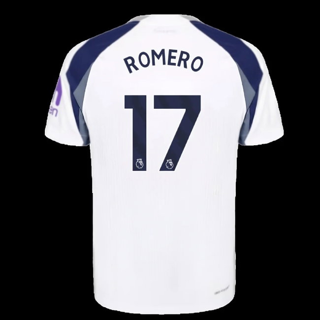2025-2026 Tottenham Hotspur Authentic Home Shirt (Romero 17)