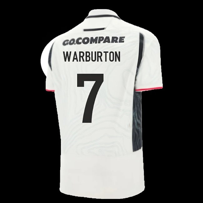 2025-2026 Wales Away Replica Rugby Shirt (Warburton 7) — Buy Online