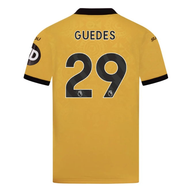 2025-2026 Wolves Home Shirt (Kids) (Guedes 29) — Shop Now