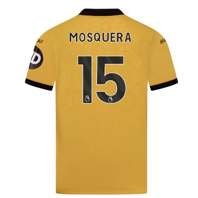 2025-2026 Wolves Home Shirt (Kids) (Mosquera 15) — Shop Now