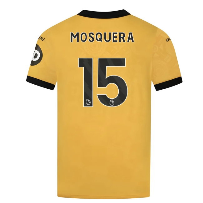 2025-2026 Wolves Home Shirt (Mosquera 15) — Shop Online