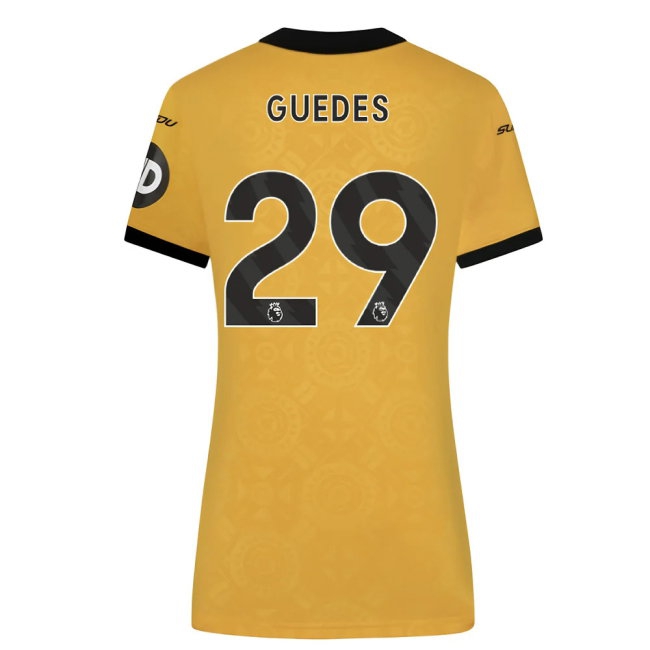 2025-2026 Wolves Home Shirt (Womens) (Guedes 29) — Shop Now