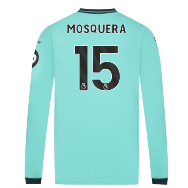 2025-2026 Wolves Long Sleeve Away Shirt (Mosquera 15) — Buy Online