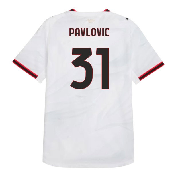 2026-2027 AC Milan Player Version Away Shirt (Pavlovic 31) — Shop Now