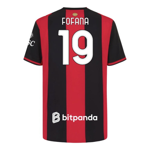 2026-2027 AC Milan match-style Home Shirt (Fofana 19)