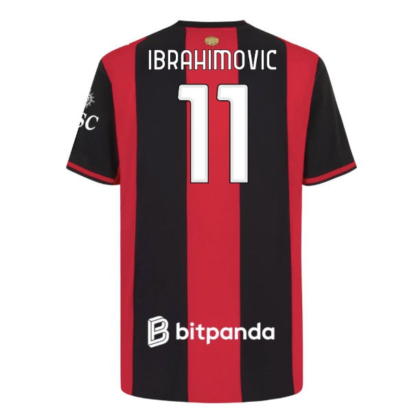 2026-2027 AC Milan match-style Home Shirt (Ibrahimovic 11)