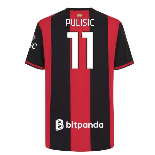 2026-2027 AC Milan Authentic Home Shirt (Pulisic 11)