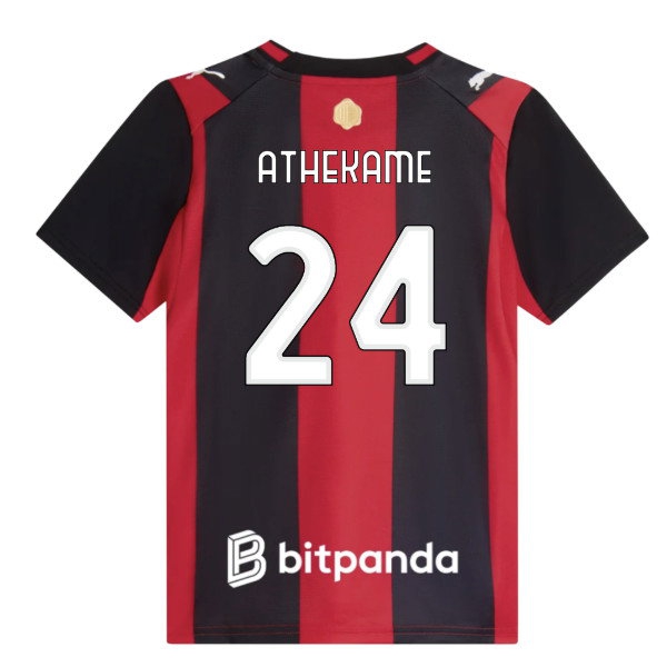 2026-2027 AC Milan Home Shirt (Kids) (Athekame 24)