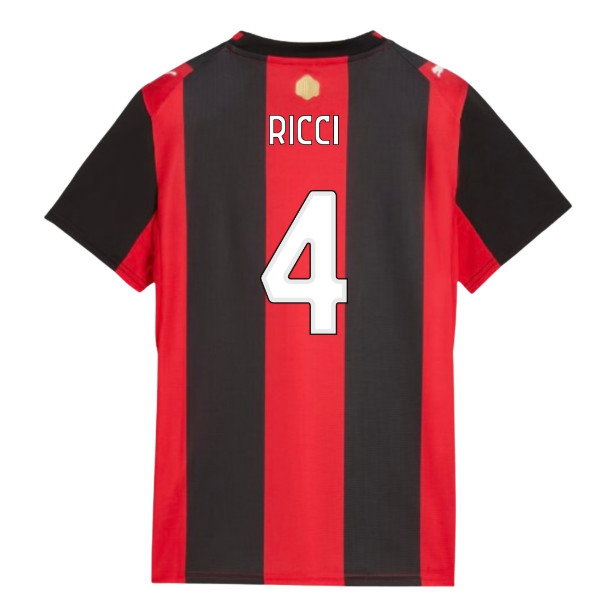 2026-2027 AC Milan Home Shirt (Womens) (Ricci 4) — Buy Online